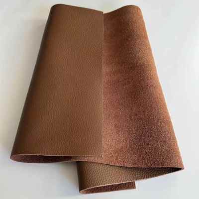 牛皮皮料真皮垫子棕色沙发座椅床头头层皮子疯马植鞣黑色皮革面料