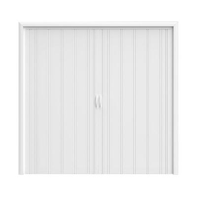 PVC折叠门免打孔隐形燃气门开放式厨房临时简易推拉门商铺卫生间