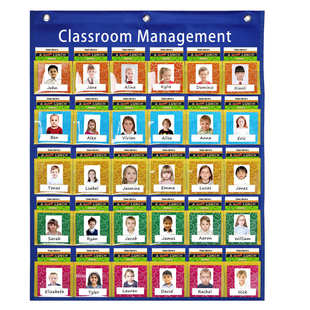 厂价直销 management 亚马逊热卖 幼儿园学生管理插卡袋classroom