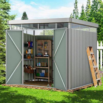 室外工具房庭院花园简易房户外储物房子杂物间收纳房组合屋小房子