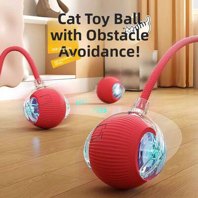 自嗨逗猫球猫咪玩具自动逗猫球自嗨解闷智能逗猫棒消耗体力突突球