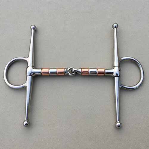 马具不锈钢马衔 马术用品H型铜滚筒马嚼子12.5cm 13.5cm 马口衔铁