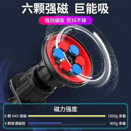 2025新款强磁吸手机车载支架汽车出风口磁铁手机架车上支撑导航