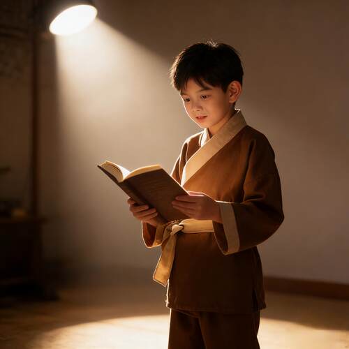 儿童演出服饰课本剧藉光读书凿壁偷光舞台话剧牧童演出服饰