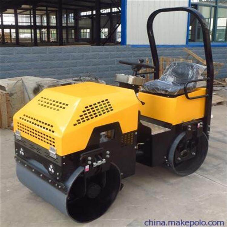 供应1吨全液压座驾式振动压路机 压实机 源头工厂精工细作