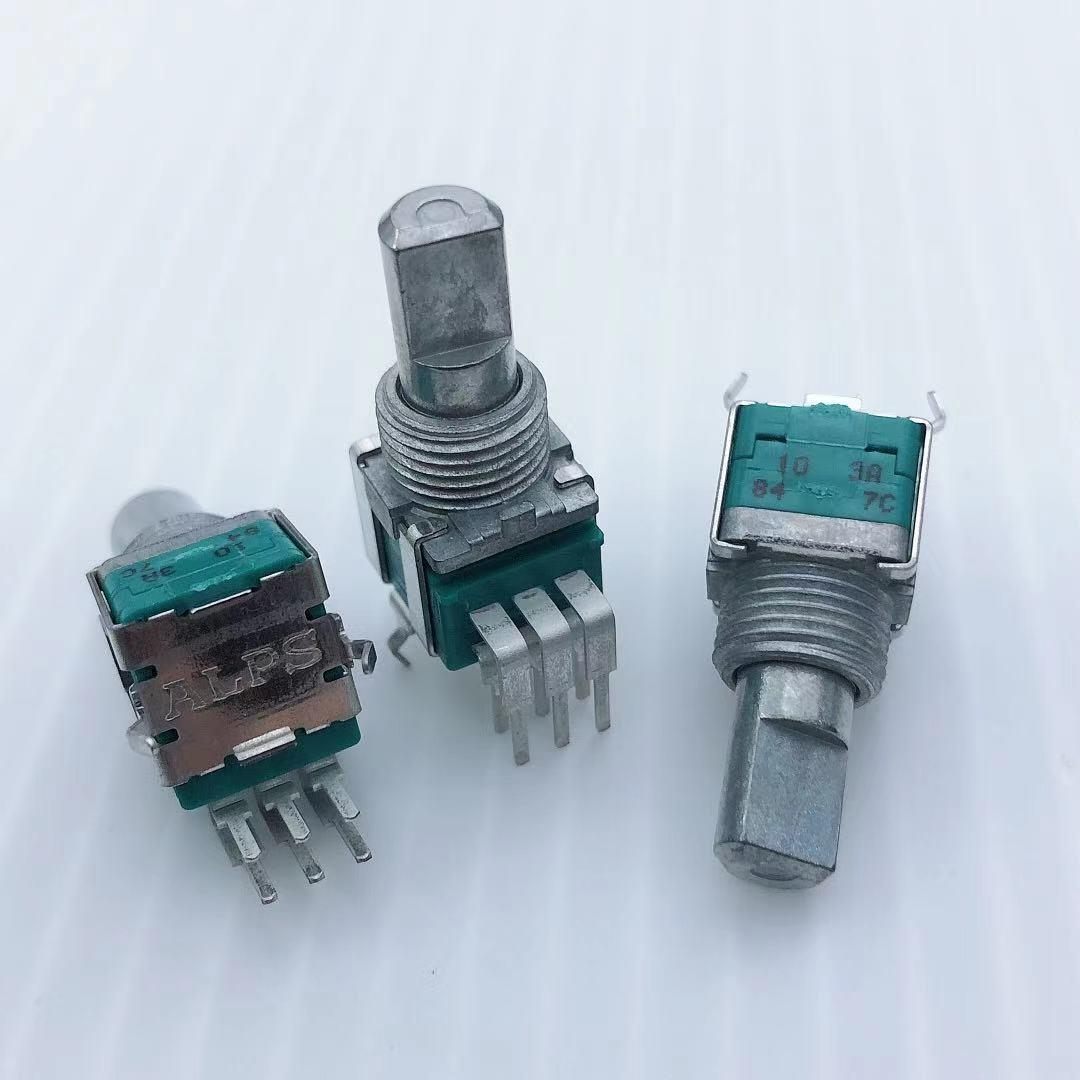 ALPS RK09型立式功放机调音台DJM音响旋转调节电位器双联B10K 6脚