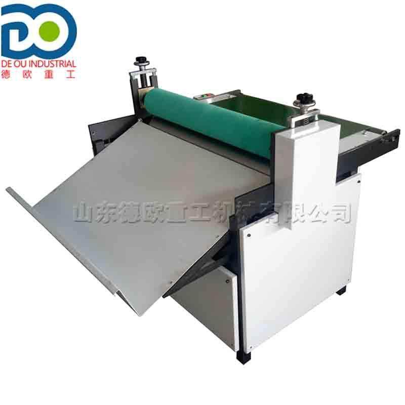 滚筒式皮革瓦楞纸压平机塑料板过胶贴合滚压机书壳封面压纸机