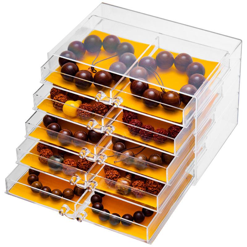 文玩手串收纳容量水晶手镯首饰盒