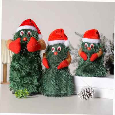 Christmas tree dolls Dancing and singing Christmas tree toys