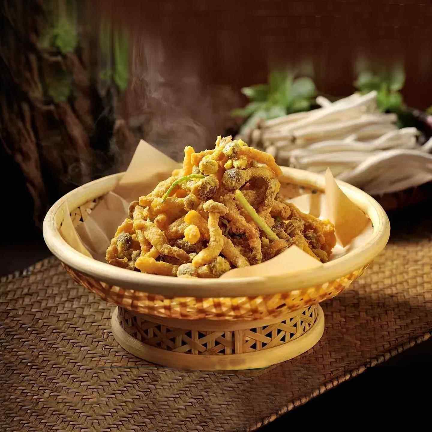 竹编圆形高脚盘子簸箕托盘特色小吃馒头筐点心篮茶盘农家山庄餐具,餐饮具,盘,淘宝优惠券,粉丝福利购,淘宝优惠卷