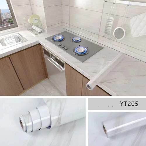 40cm Marble Kitchen Oil-Proof Film Stove Waterproof Self-Adh