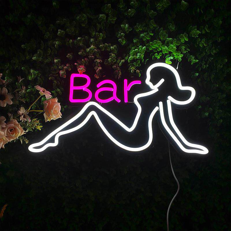 酒吧店光广告夜牌橱窗外墙招牌BAR造型灯氛围感夜市摊摆发HCE霓虹