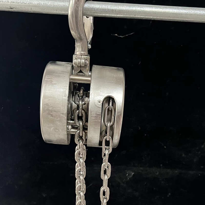 HSS-A全半不锈钢手拉葫芦1t2t3t5t6m9米防潮起重304手动倒链葫芦