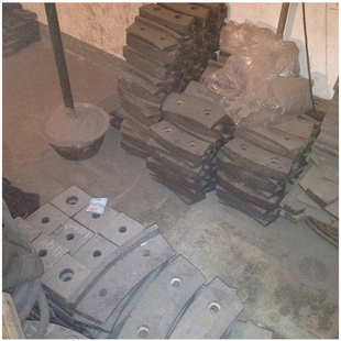 毅城重工振信叶轮边护板90型 制砂机耐磨件制砂机配件价格 抛料头