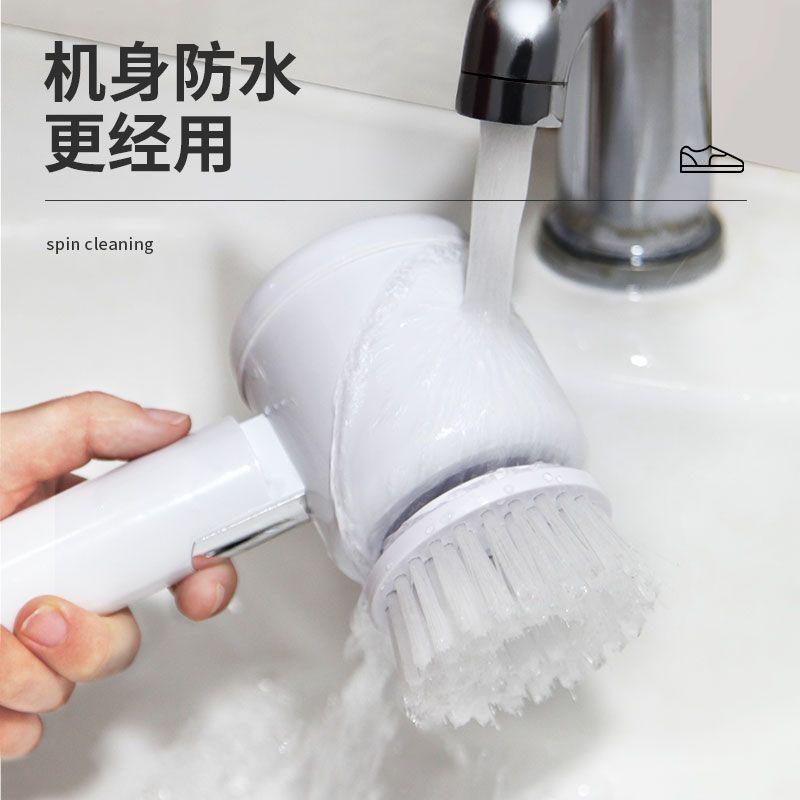 电动鞋刷软毛不伤鞋手持自动皮鞋擦家用多功能洗鞋专用刷鞋清洁刷
