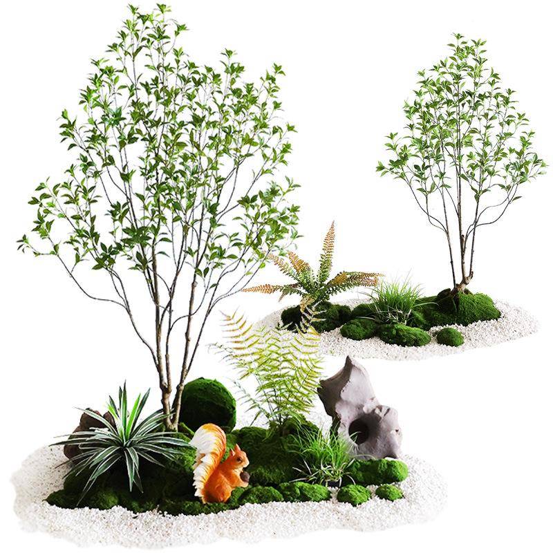 仿真马醉木绿植造景假植物装饰室内大型落地景观仿真树橱窗装饰树