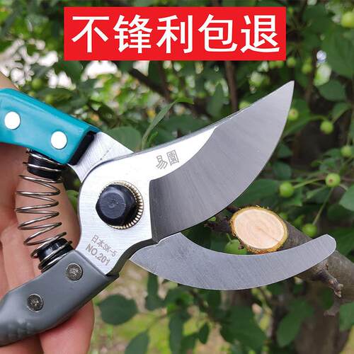 易园果树修枝剪刀修剪树枝剪刀进口钢修树剪刀修花剪省力粗枝剪刀