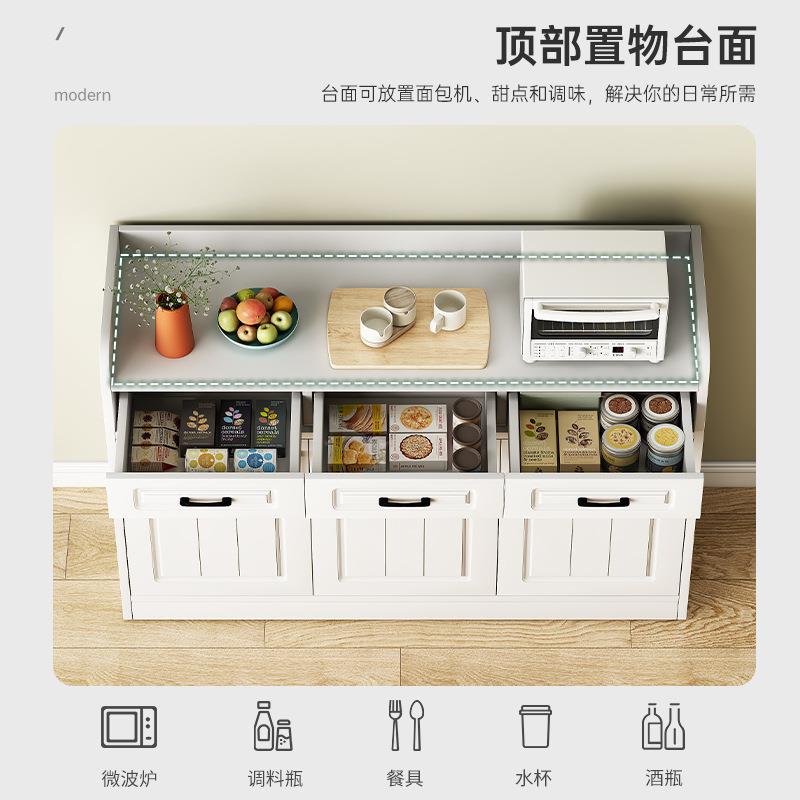 儲柜客廳柜靠墻置物櫥子邊柜家物用簡易廚房柜新品餐邊柜0008現(xiàn)代