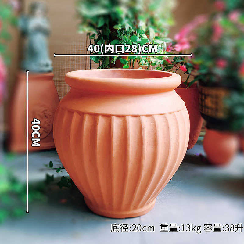 肉盆单件径花盆透气多烧复古家用大口批发无陶罐现货庭院素装饰釉