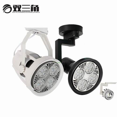led轨道射灯服装店PAR30导轨灯20w30W35W45W明装COB聚光珠柜台