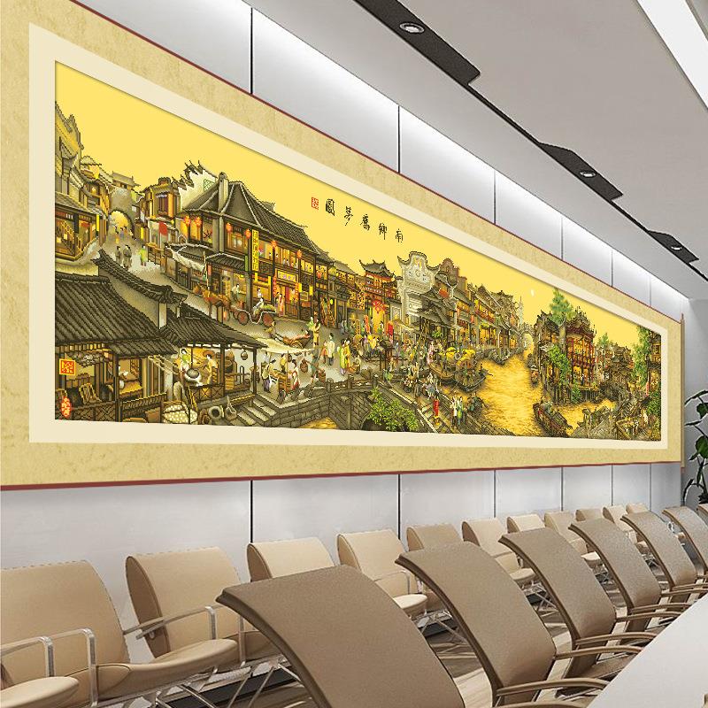 南乡旧梦图2十绣026新款绣客厅高端大气南乡旧梦经典名画风景收字