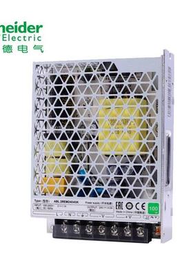 施耐德开关电源 ABL2REM24045K DC24V输出4.5A 100W平板式LED指示