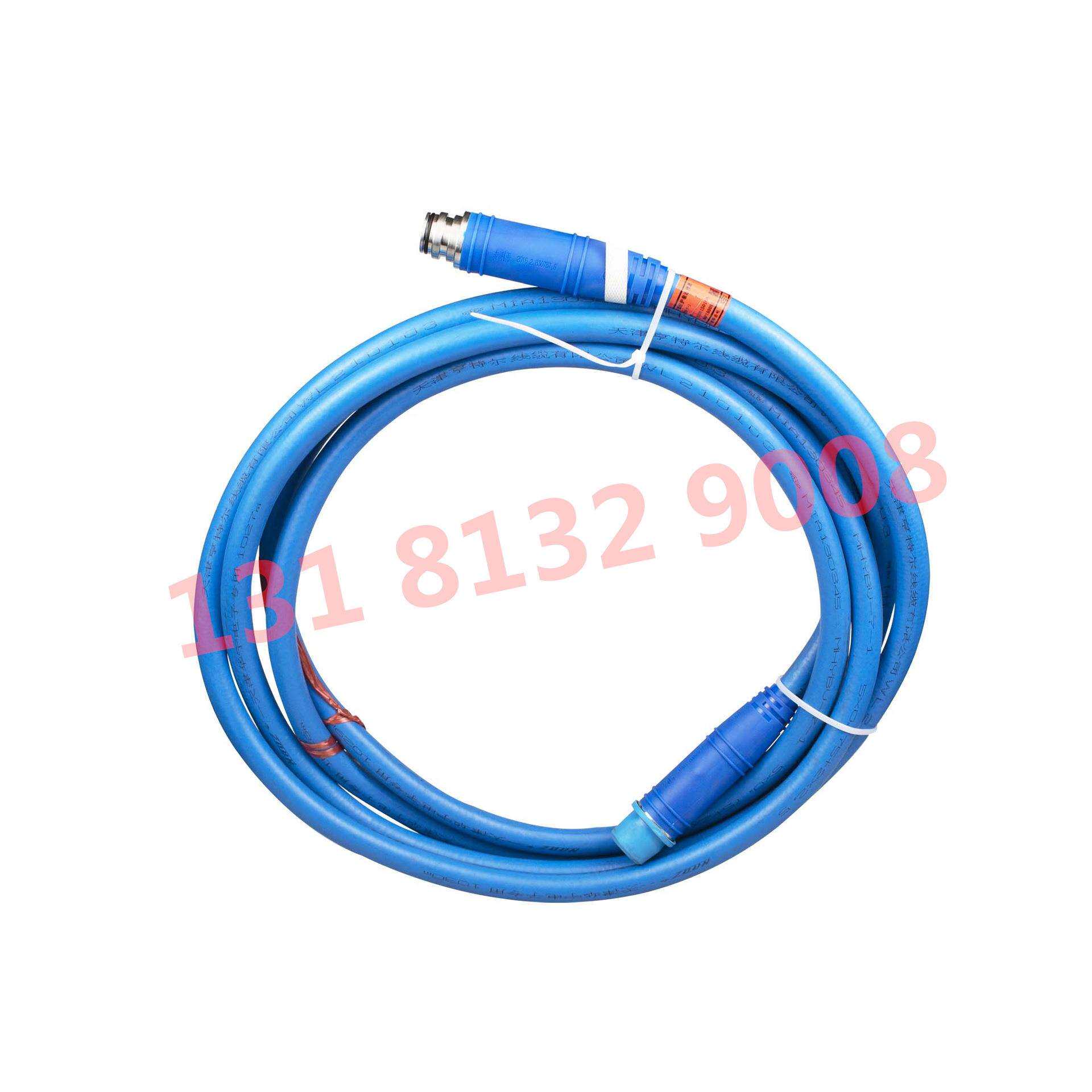 出售天津华宁原厂LCVB-5*50米钢丝编织橡胶护套连接器5芯50米线缆