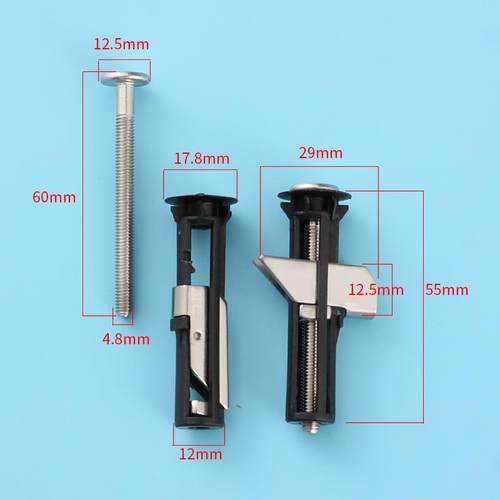 马桶盖安装固定M5新型上锁螺丝通用坐便器盖板座圈膨胀螺栓圈配件