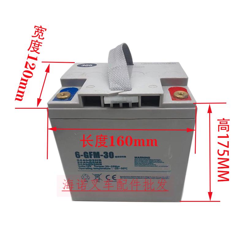 中力6-GFM-30大金刚全电动搬运叉车原装蓄电池EPT-20ET电瓶12V30A