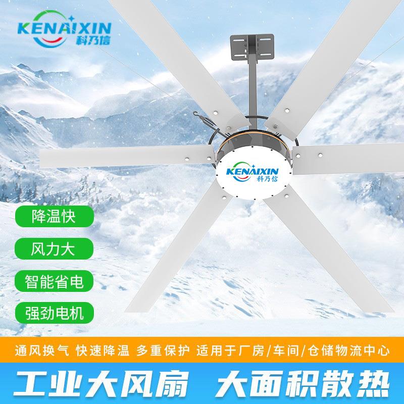 供应工业吊顶大风扇多档调节车间厂房六页旋转大吊扇永磁大风扇