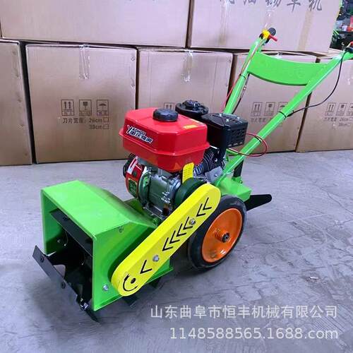 农用四驱小型除草机多功能汽油锄草旋耕松土机柴油翻地开沟碎草机