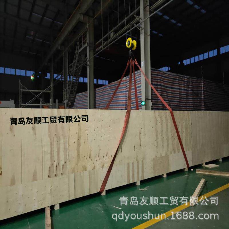 加厚青岛企业搬迁周转箱重工机械包装箱出口大型木箱物流