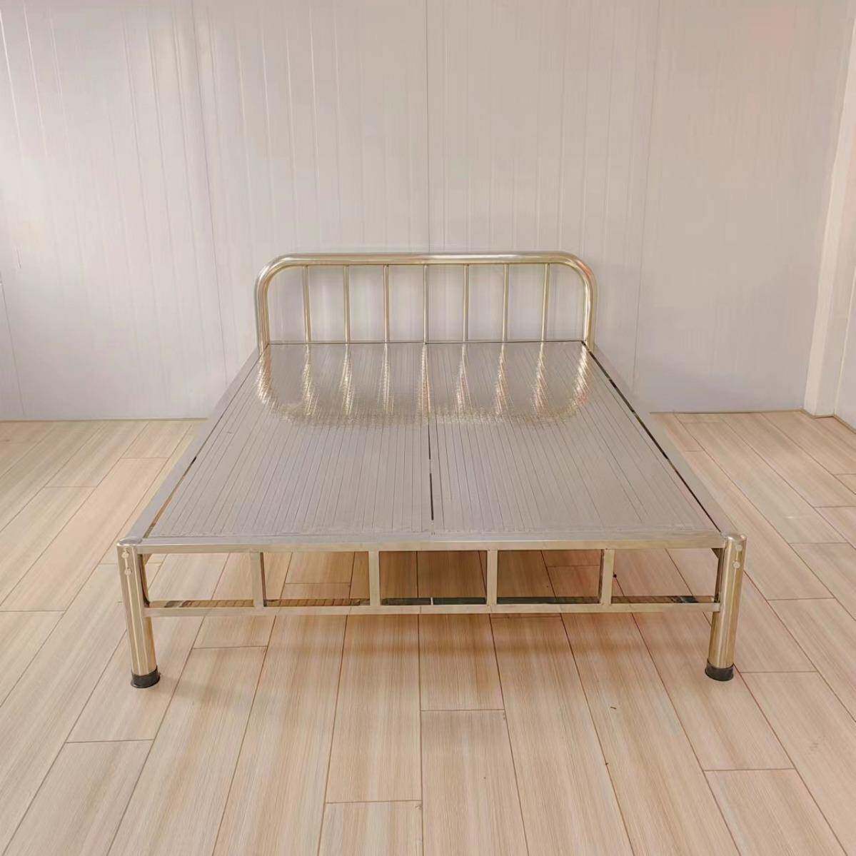 304不锈钢特床床家用加厚1米5双人708加粗1米8厚床潮架防虫防铁艺