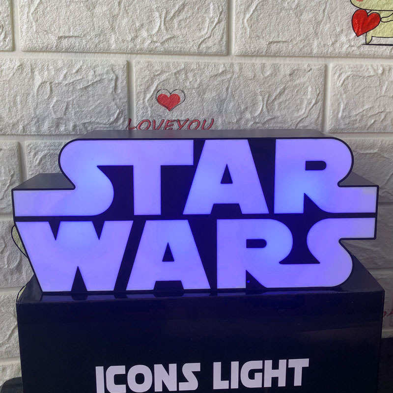 星球大战款音乐节奏灯呼吸七彩小夜灯游戏氛围灯装饰灯starwars灯