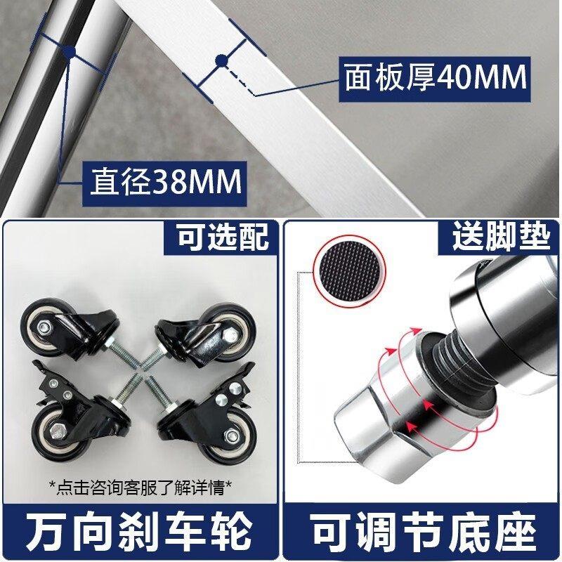落地收纳多功能三层不置锈钢厨房物架架微IIV波炉储物烤箱货家用
