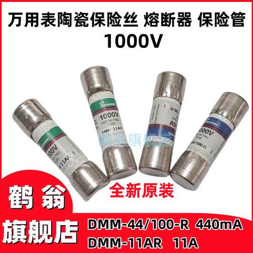 保险丝DMM-44/100-R 440mA万用电表DMM-11AR 11A 熔芯保险管1000V