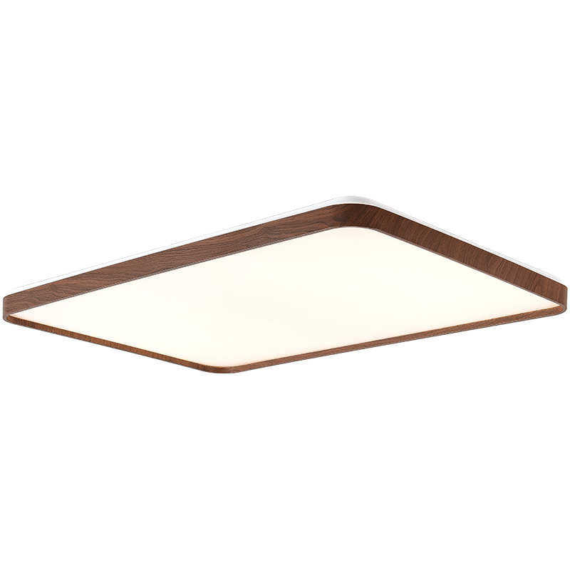 中古风客厅吸顶灯超薄大厅主灯复古胡桃木纹侘寂护眼卧室书房灯具,家装灯饰光源,智能吸顶灯,淘宝优惠券,粉丝福利购,淘宝优惠卷