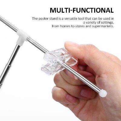 2 Pcs Adjustable Stainless Steel ter Stand Small Holder