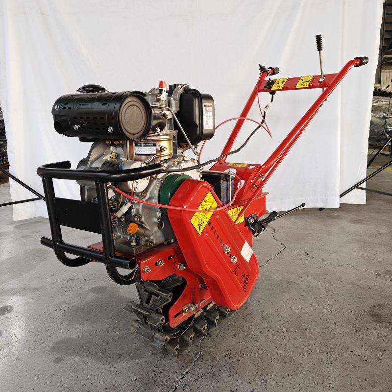 配多套REX种工具小型链轨耕机柴棚油款大松土旋耕机耘果园除草机