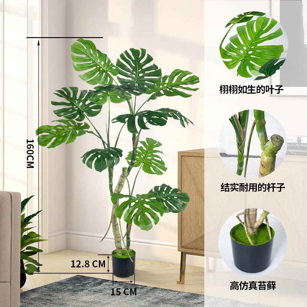 包邮16cm0仿真绿植龟竹客软厅室内装植物盆栽摆哇噢包邮件背装饰