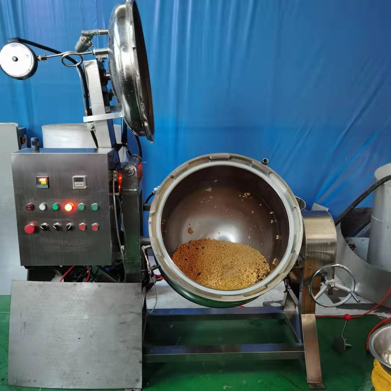 小型全自动蒸煮锅 诸城烧烤鸡产品快速原味蒸煮锅 猪头肉卤煮锅