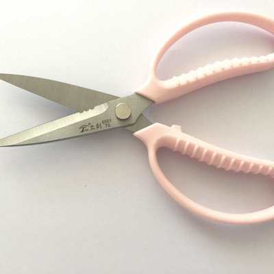 台湾立钊剪刀6501-70不锈钢420J2尖头办公剪手作剪绒花打尖拼狄瑄