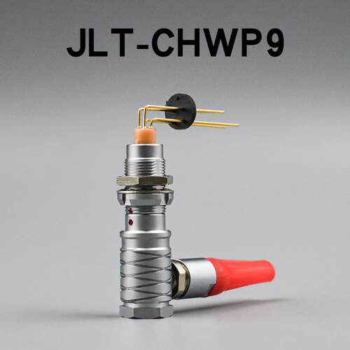 FHG/0B/1B/2B/3B航空插推拉自锁插头线缆连接器8芯90°弯头连接线