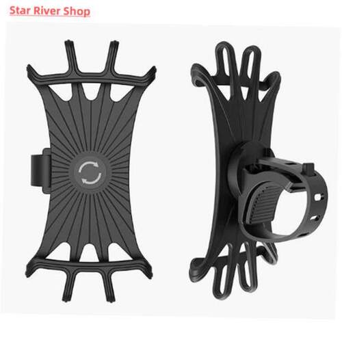 Universal Shockproof Elastic Silicone Mount Phone Holder Sta