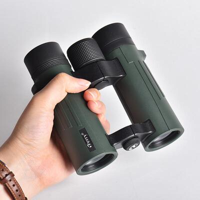 德锐双筒望远镜10X34ED高倍防水直筒手持演唱会微光夜视望眼镜
