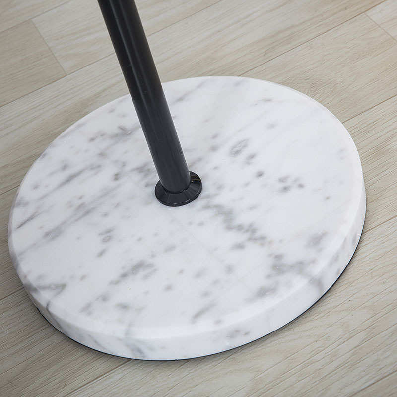 现代简约金属锅盖落地灯轻奢大理石卧室客厅茶几办公设计师样板房