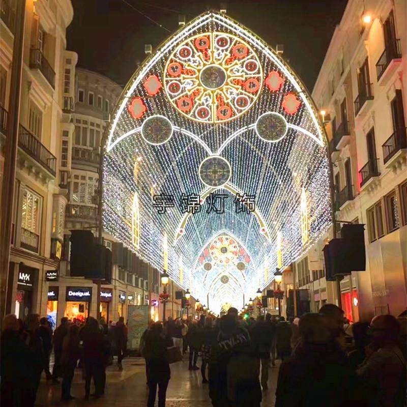 来图可制作LED隧道跨街造型灯 -时光隧道-新款跨街灯-过街灯