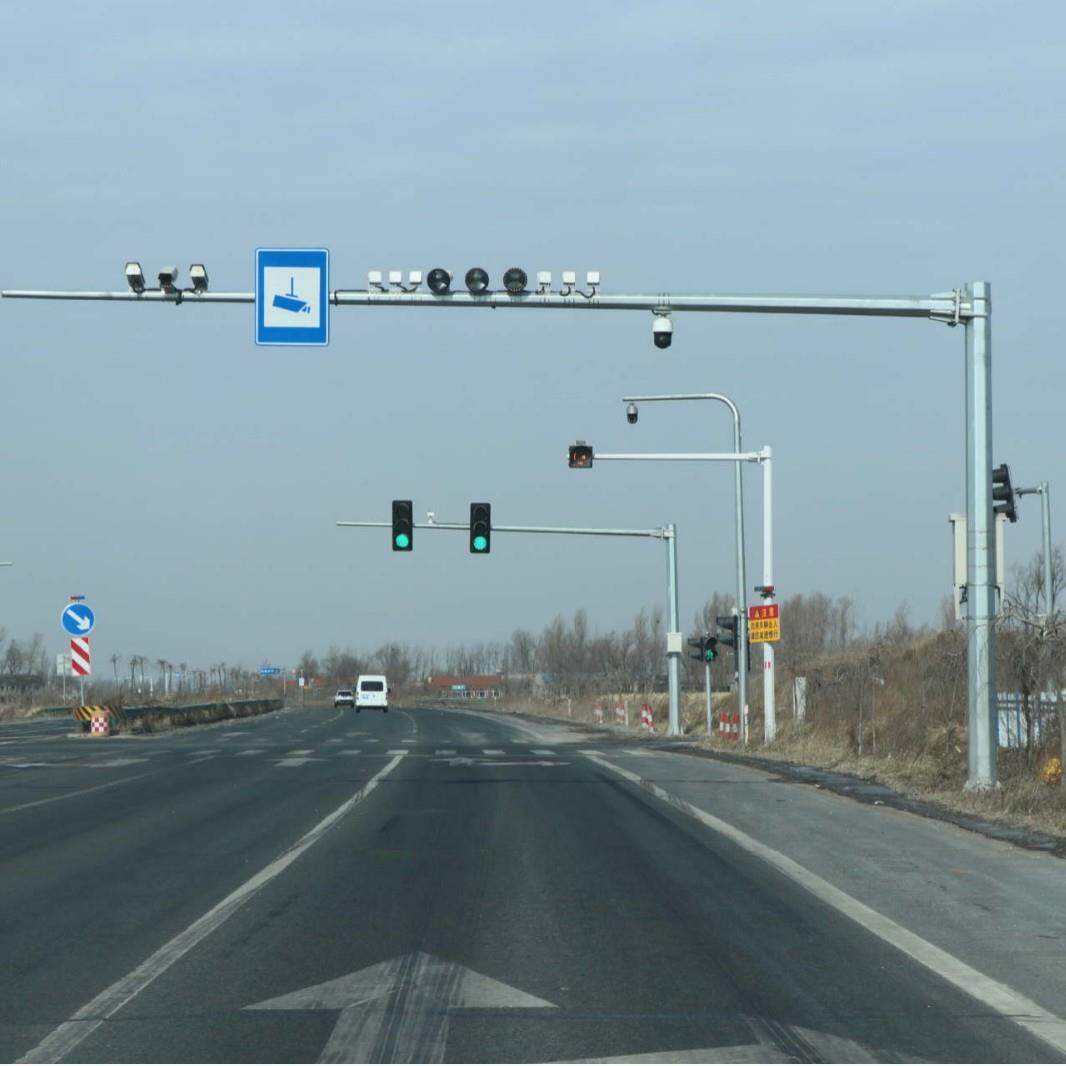 八角杆监控立杆交通信号灯杆卡口道路标志牌杆红绿灯电警杆立杆