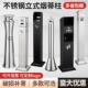不锈钢立式 烟灰柱酒店吸烟区烟灰烟头收集桶户外烟蒂柱落地灭烟柱