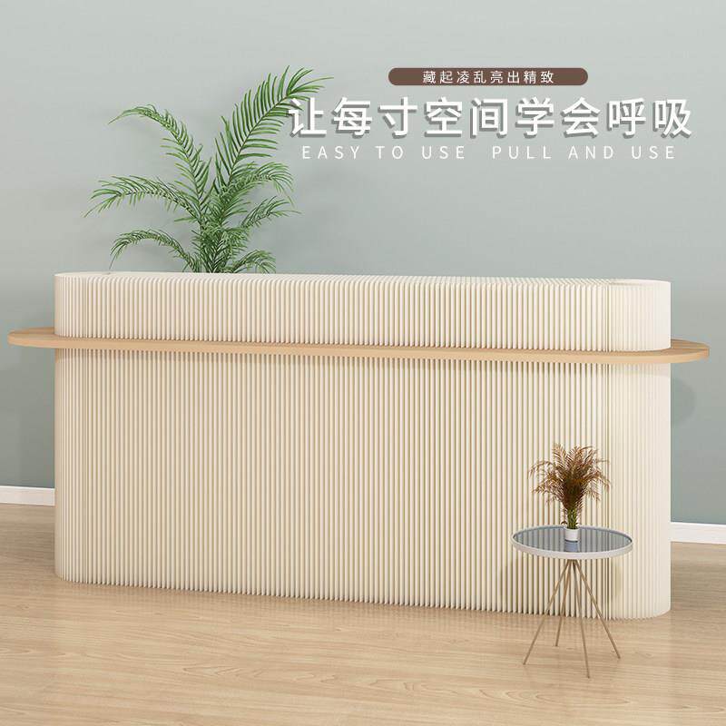 多功能隔断屏风置物架陈列墙办公玄关隔挡服装店待客区分隔墙背景